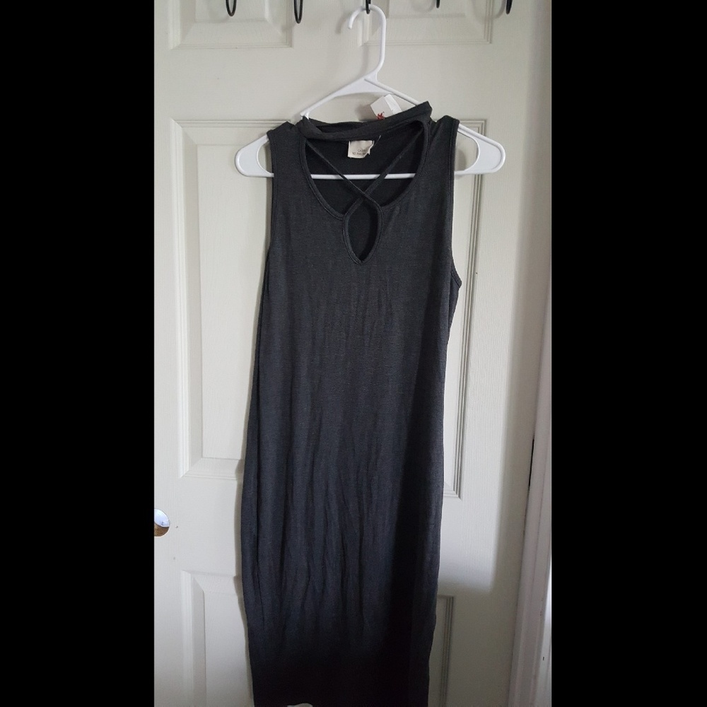 TJ Maxx gray bodycon dress